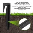 thumbnail image 3 of 100Pcs 8.5cm Lawn Mower Ground Staples Edging Stakes Plastic Yard Garden Boundary Wire Anchor Pegs, 3 of 5