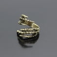 thumbnail image 2 of Unisex Metal Eagle Claw Ring: Gold Plated Punk Gothic Style, Electroplated Finish for a Bold Look, 2 of 5