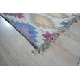 thumbnail image 5 of EORC Multi Hand Knotted WOOL/B.SILK Geometric Modern Sik Knotted Rug, 6' x 9', 5 of 6