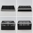 thumbnail image 7 of Cand 4 Pack Large Collapsible Crate for Storage, 42 Liter Plastic Folding Crate Box Bin, 7 of 7