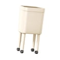 thumbnail image 1 of Cubo de basura con ruedas, portátil, práctico, fácil de mover, para hogar, para sala de estar, tocador, oficina, dormitorio, 1 of 9