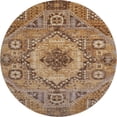 thumbnail image 2 of Addison Rugs Mayfield Premium Machine Washable Transitional Diamond Copper Round Rug, 8' x 8', 2 of 6