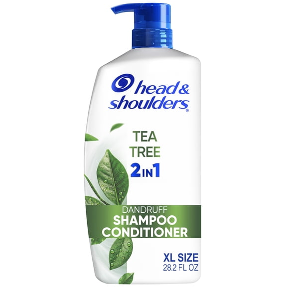 Head and Shoulders 2 in 1 Dandruff Shampoo and Conditioner, Tea Tree Oil, 28.2 fl oz