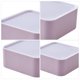 thumbnail image 4 of Mini caja de almacenamiento sencilla de 3 piezas con cajón para escritorio, caja de almacenamiento para artículos diversos con tapa, 4 of 8