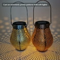 thumbnail image 4 of Amdohai Outdoor Hanging Solar Light Solar Lantern Metal LED Decorative Garden Light for Patio Courtyard Pathway, 4 of 7
