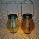 thumbnail image 3 of Colgante al aire libre Luz solar Linterna solar Metal LED Jardín decorativo, 3 of 8