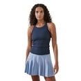 thumbnail image 2 of LYMAYTER Female Round Neck Tank Comfort Ventilate Soft Tees Solid Color Slim Cami Tops for Women, 2 of 6