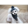 thumbnail image 4 of Greeniant Conjunto de bufanda y gorro cálido para mascotas de otoño, diseño Simple de animales pequeños, gorro de fibra acrílica, Kit de Ropa para mascotas, 4 of 5