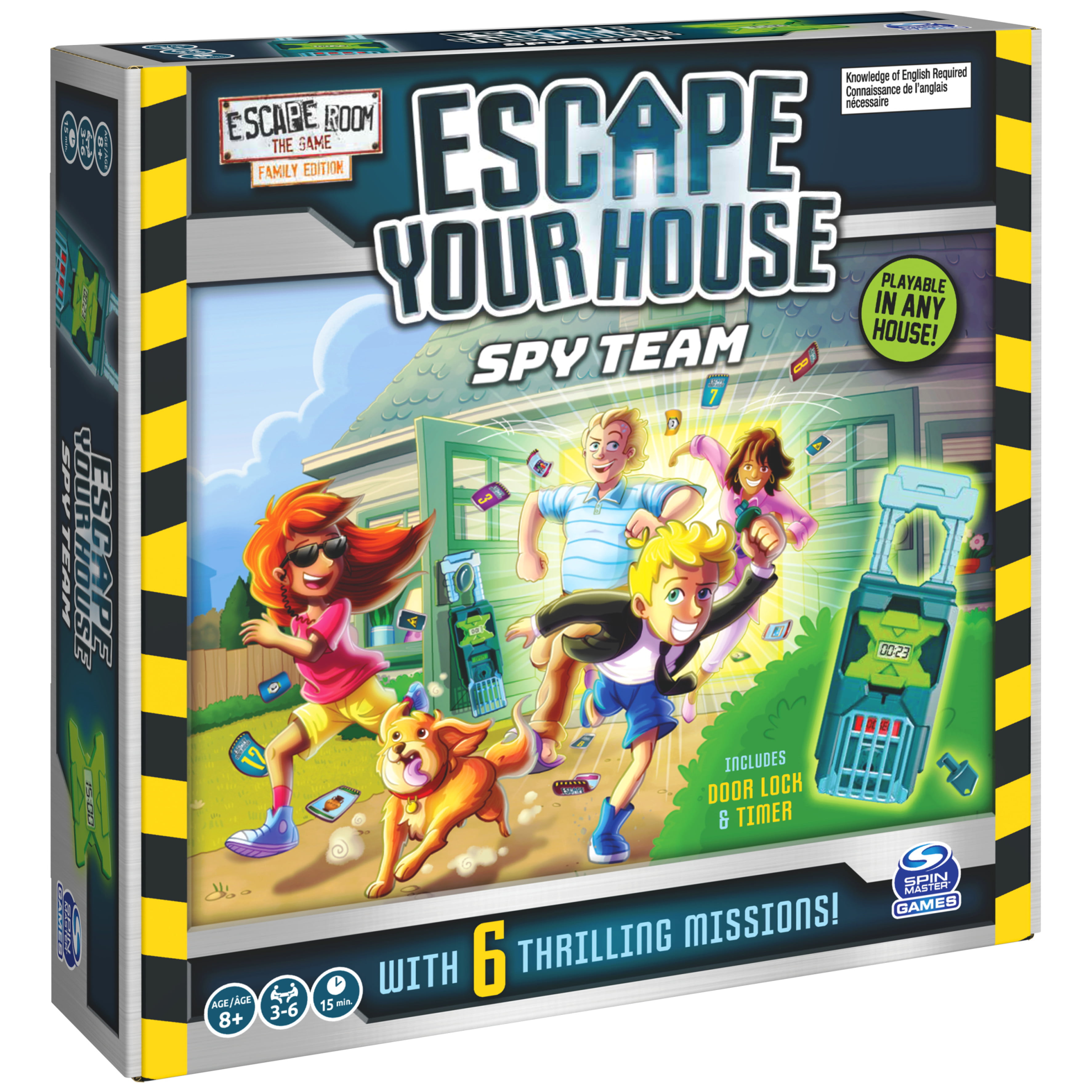 linnen onderzeeër alcohol Escape Room The Game, Escape Your House: Spy Team Board Game - Walmart.com