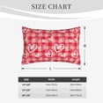 thumbnail image 4 of Haiem Pillowcase for Hair and Skin Queen valentine day with heart Printed Soft Pillowcase with Envelope Closure-20"x30", 4 of 6