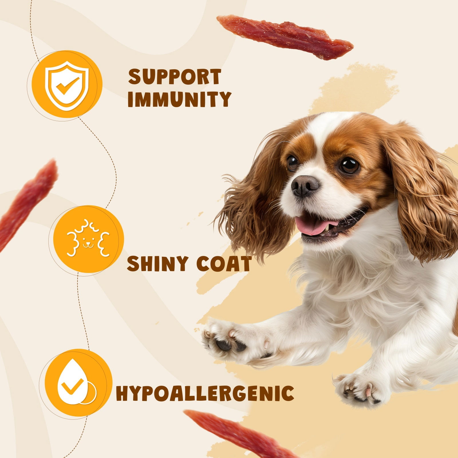 (2 pack) ASMPET Duck Jerky for Dogs, Natural Low Fat Snacks for Small Medium Large Dogs, 10.6oz