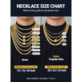thumbnail image 4 of PROSTEEL 14K Gold Plated Chain for Men Women Stainless Steel Round Link Chain Necklaces 6mm Non-tarnish Hypoallergenic Birthday Valentines Day Jewelry Gift 30 Inch, 4 of 8
