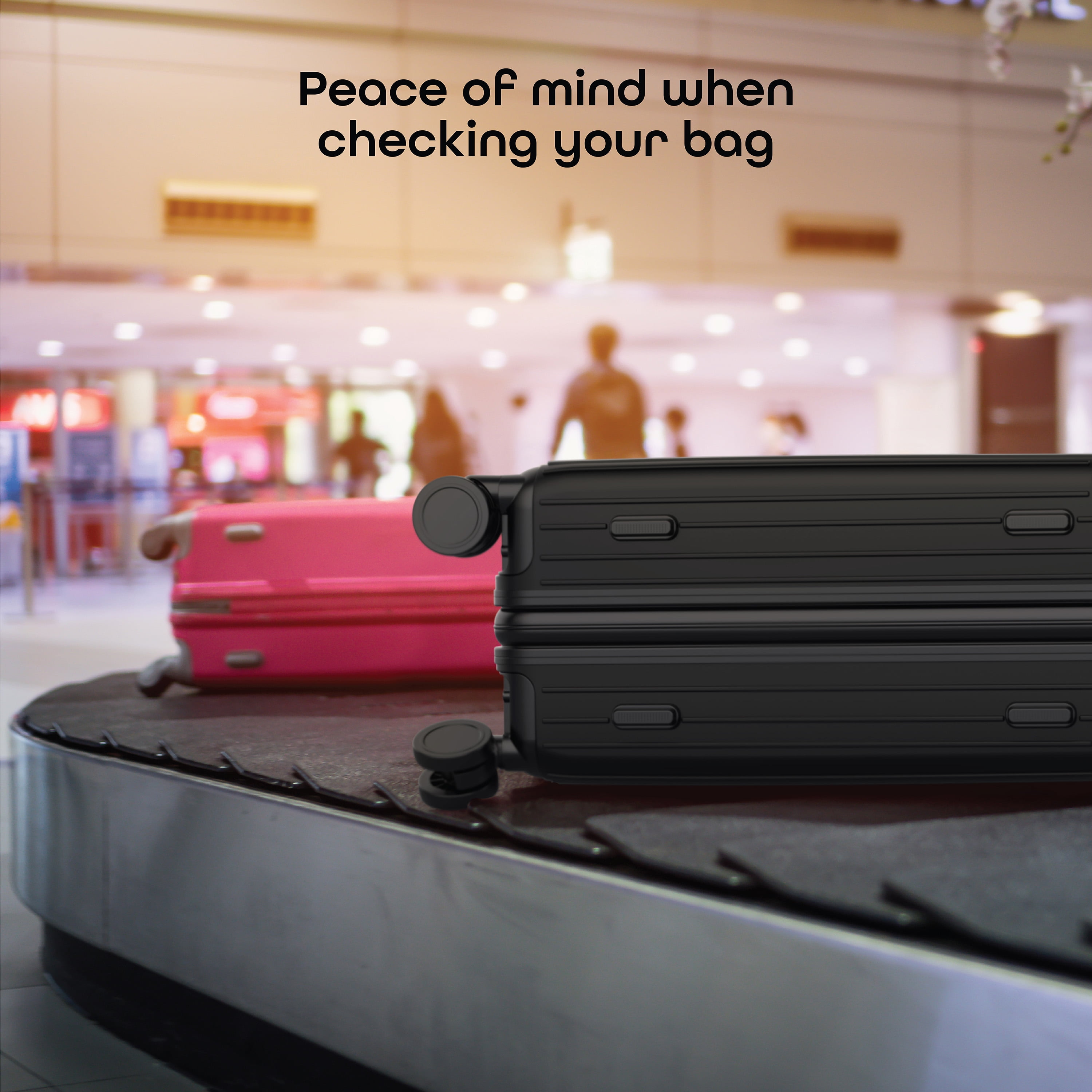 WEEGO Smart Carry-On Luggage, 20-inch Suitcase with Spinner Wheels, Smart Lock and External USB Output