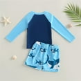 Boys Swim Trunks 2 Piece QuickDry Rash Guard Swim Tops with Board