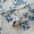 thumbnail image 3 of Wracra Cotton Linen Vintage Rectangle Tablecloth Pastoral Floral Rustic Table Cloth Washable Table Cover for Indoor&Outdoor,Farmhouse Decor,Picnic,Tabletop Decoration (Blue Floral, 55"×87"), 3 of 6