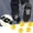 Yellow, variant on BVCL Pack Of 10 Ice Made Of Steel Non Slip Traction Cleats For Shoes Replacement For Winter Hiking And Outdoor Activities