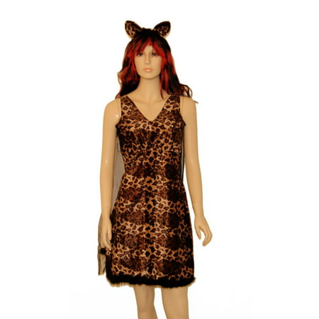 Leopard Cat Dress Costume One Size