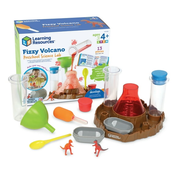 Learning Resources Fizzy Volcano, Science Experiments for Kids, Classroom Must Haves, Ages 4 