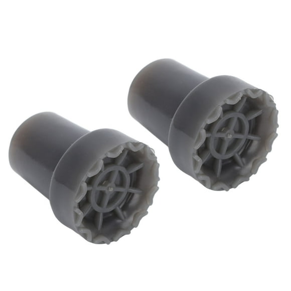 Muleta 2 Uds Almohadillas Para Pies De Muleta Resistente Al Desgaste Diseño De Pie Redondo Protector Bastones De Goma Gruesos Giratorios De 360 grados Cubiertas Para Pies