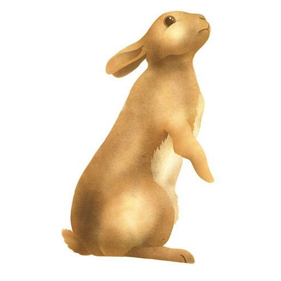 The Mad Stencilist Standing Bunny Wall Stencil; TMS728