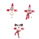 thumbnail image 5 of Yuarrent Tela Navidad ventana cortina hebilla portátil lindo Navidad temática lavable reutilizable hogar sala de estar sombrilla sujetador Kits de decoración para fiestas Papá Noel Yuarrent HA069198-01, 5 of 6