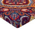 thumbnail image 2 of Ambesonne Paisley Fitted Sheet, Flower Rug, King Size, Multicolor, 2 of 3