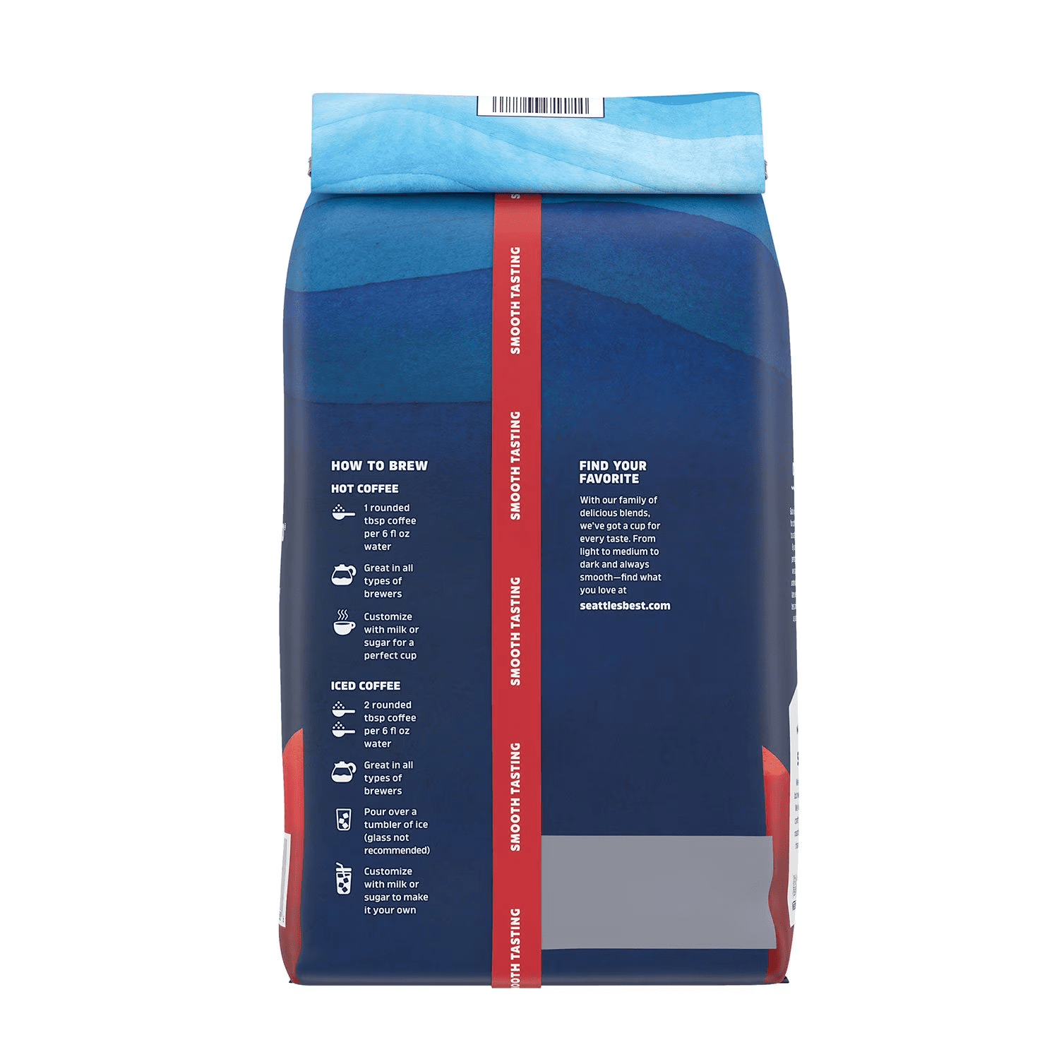 Seattle's Best Coffee 6Th Avenue Bistro Ground Coffee, Dark Roast, 32 Ounce Bag