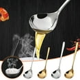 thumbnail image 2 of Stainless Steel Mini Ladle 1/2/4pcs Sauce Gravy Spoon with Smooth Surface Polished Deep Serving Soup, 2 of 7