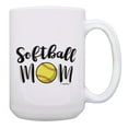 thumbnail image 1 of ThisWear Mom Coffee Mug Softball Mom Coffee Cup Boy Mom Gifts Mom Presents 15oz Coffee Mug, 1 of 4