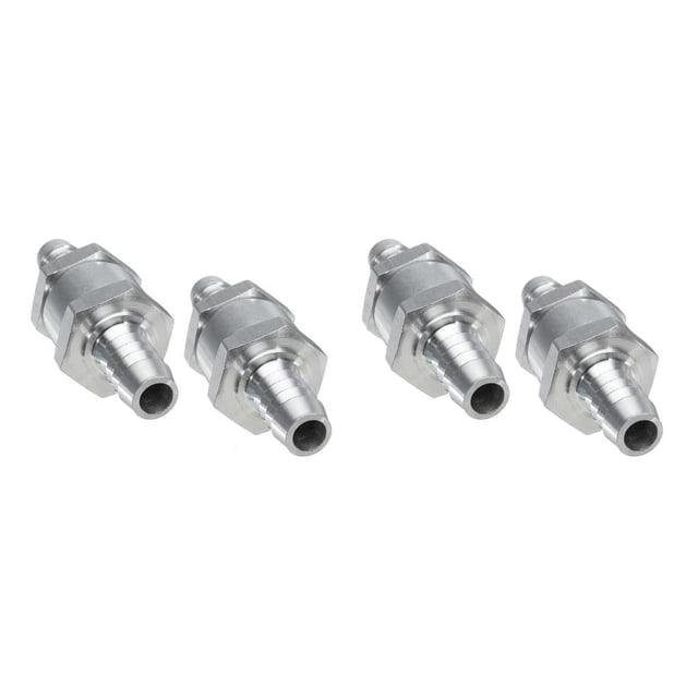 Riwesomey Válvula de retención, ajuste neumático rápido, 6mm/8mm/10mm/12mm, conector de acoplamiento de válvulas unidireccionales, buen sellado, 10MM 2piezas Riwesomey CBP463566