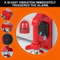 thumbnail image 3 of Portable Alarm Door Stopper Anti-Theft Door Stop Alarm, Adjustable Easy-Install Door Jammer, Safety Door Security Device for Home, Hotel, Travel (2 Pcs), 3 of 6