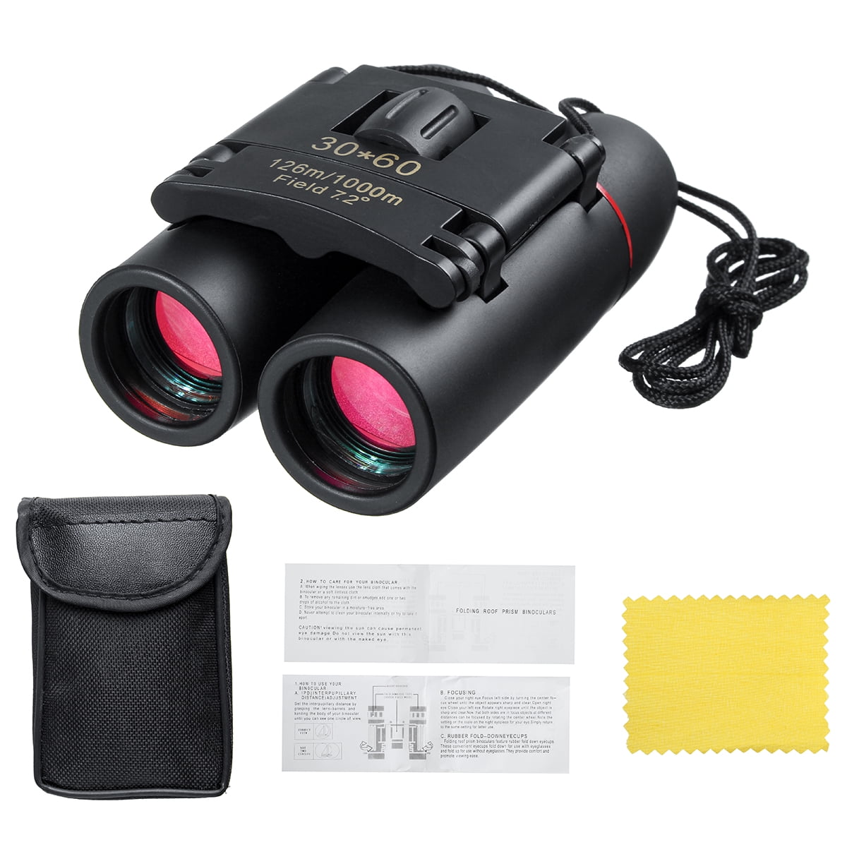 30x60 Binoculars for Adults and Kids with Low Light day and night