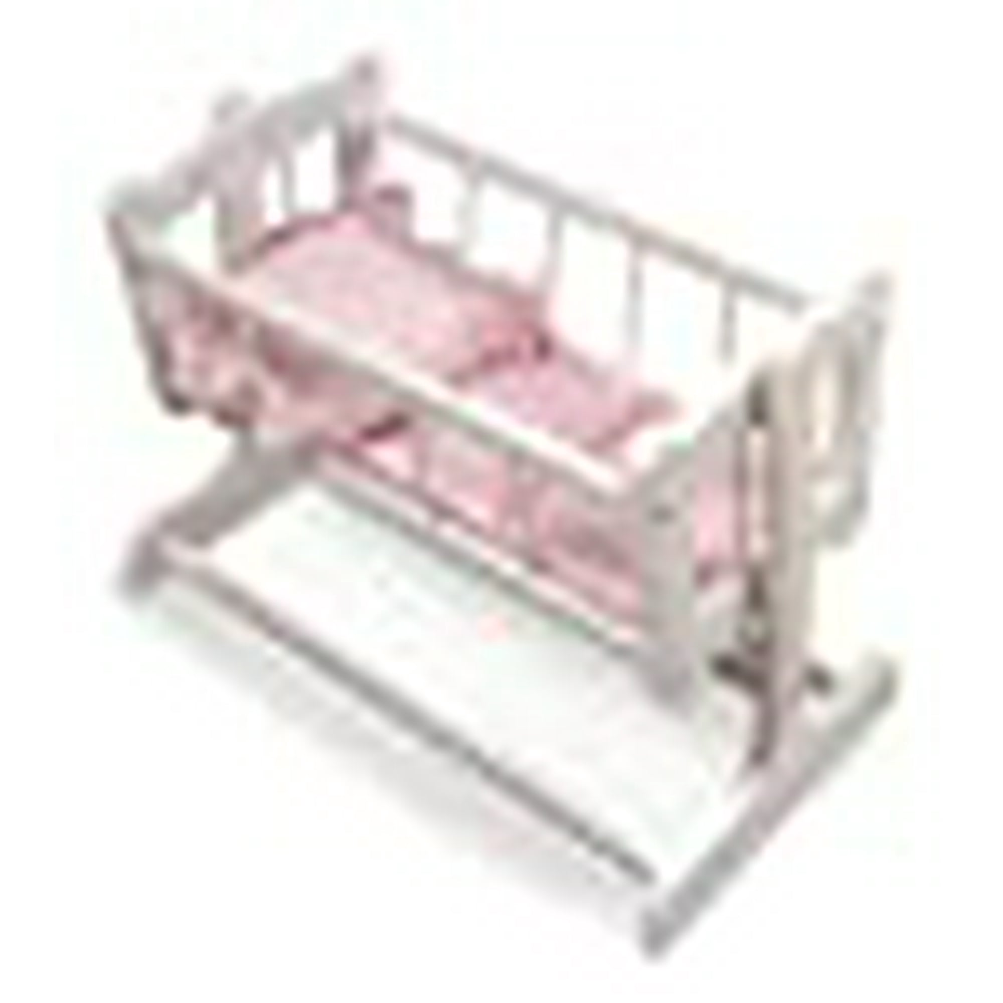 Badger Basket Heirloom Style Doll Cradle with Blanket Pillow fits American Girl Dolls Walmart