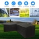 thumbnail image 4 of Funda Protectora Furniture en Forma de L para Jardín Al Aire Libre, Protector Solar para Sofá, Protector a Prueba de Viento Lavable, 4 of 11