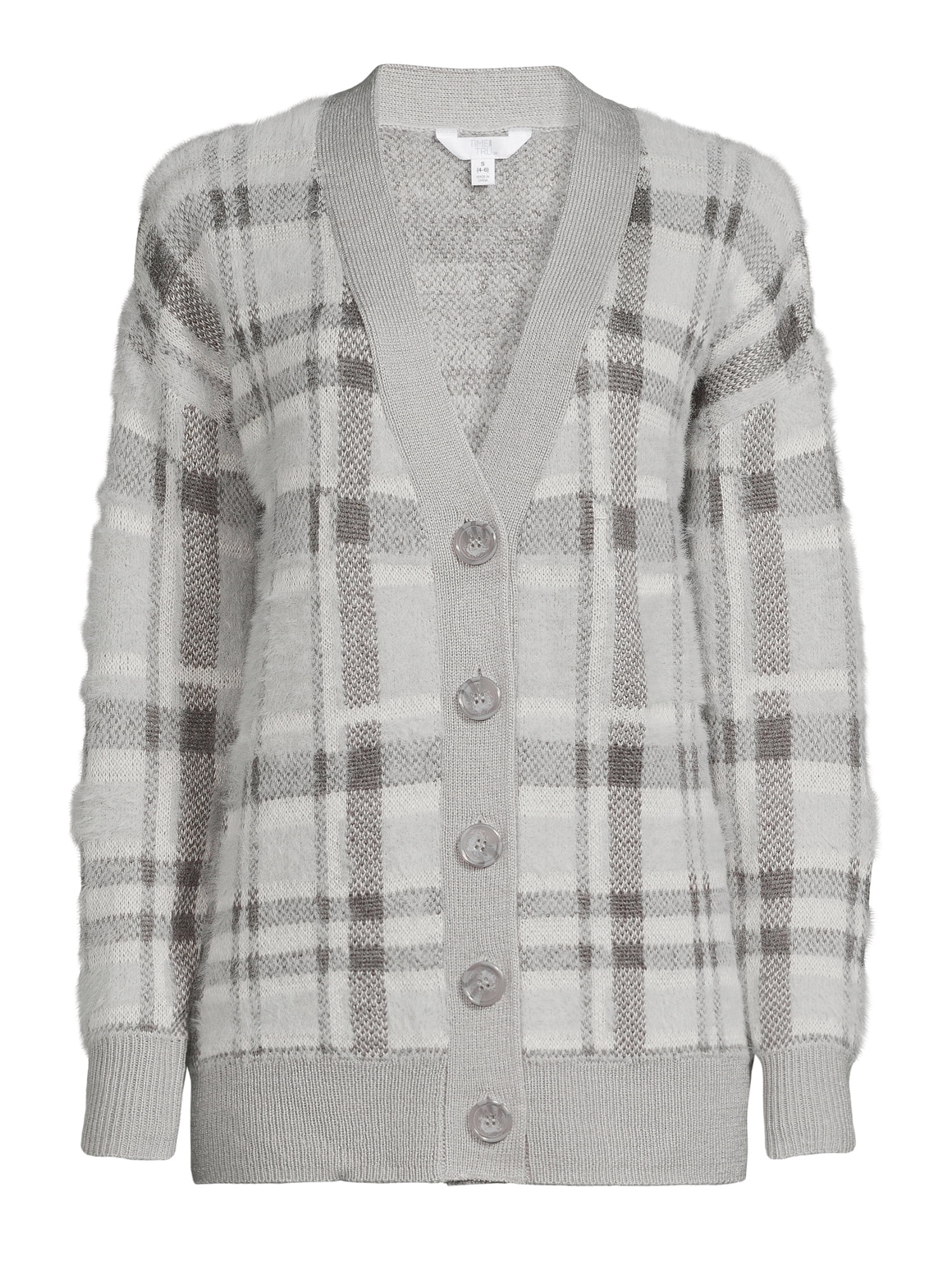 Eyelash Cardigan Sweater - Walmart 