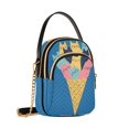thumbnail image 7 of FORMRS Crossbody Bag for Women Quilted Travel Shoulder Cell Phone Purse with Chain Strap Handbag, Colorful Ice Cream Cat, 7 of 7