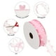 thumbnail image 3 of Juego de cintas de organza de 1 pulgada x 20 yardas de Uxcell, cinta decorativa de corazón transparente, rosa, blanca, 3 of 5