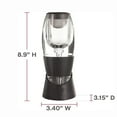 thumbnail image 3 of Red Wine Aerator-Wine Aerator Pourer- Includes Base Enhanced Flavors with Smoother Finish-Black, 3 of 6