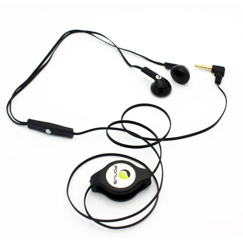 Headphones Retractable Earphones Hands-free Headset Handsfree Earbuds Earpieces J4B for Motorola Moto E5 Plus G7 Play G6 Play, Droid Turbo 2, e6 E4 PLUS - NABI DreamTab HD8, XD 10.1"