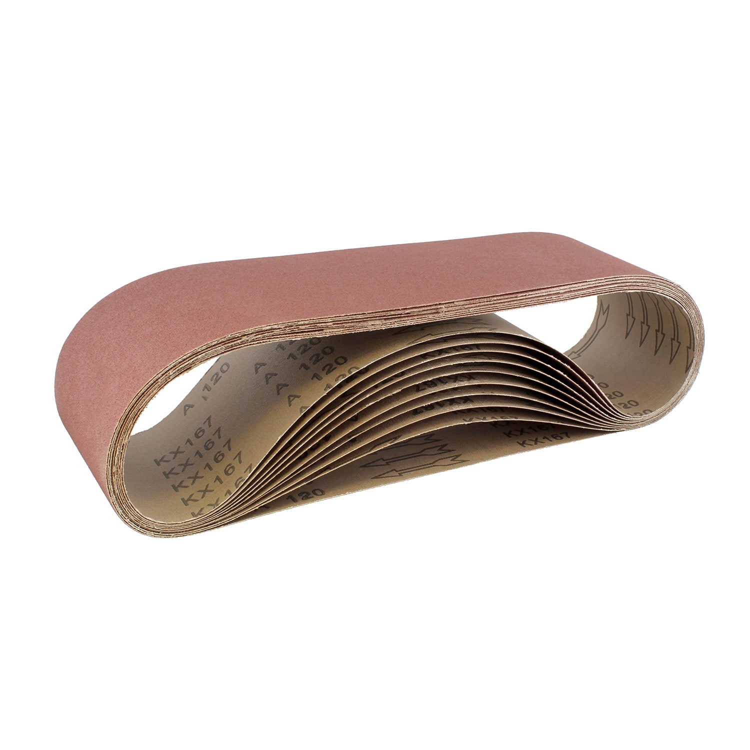ABN Belt Sand Paper Aluminum Oxide Sanding Belts 4x36 Inch 10Pack