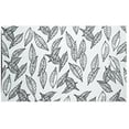 thumbnail image 1 of b.b.begonia Arctic Reversible Design Black and White Outdoor Area Rug 5 ft. x 8 ft., 1 of 1