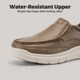 thumbnail image 2 of Fittington Men's Wide Width Slip On Dress Shoes Water-Resistant Lightweight Casual Business Oxfords Leather Shoes 11 Extra Wide, 2 of 11