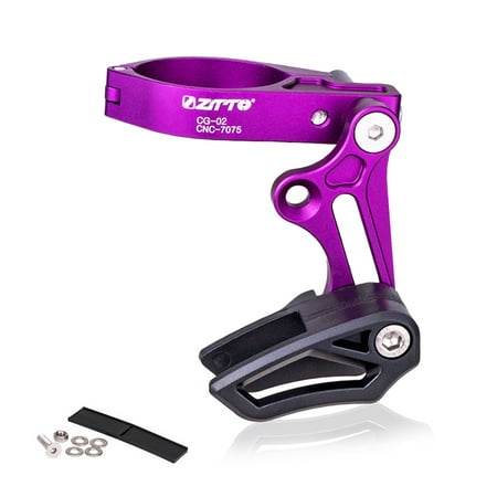 

Toma Bicycle Chain Guide Mountain Bike Aluminum Alloy Single-disc Sprocket Cycling Frame Protector Biking E Type Crank Tensioner Purple