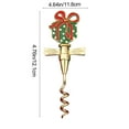 thumbnail image 3 of Christmas Decoration Garland Scene Layout Christmas Tree Decorations Rattan Ring Pendant Door Hanging 2025 Christmas Garland, 3 of 7