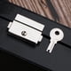 thumbnail image 4 of Caja De Joyería perfecl Organizador Portátil De material cuero con Cerradura Para Mujeres Niñas Negro, 4 of 8