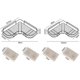 thumbnail image 4 of 2026 Bathroom Storage Shower Caddy,Shower Organizer Storage,No Drilling Shower Shelves with Soap Dish, Rustproof Stainless Steel, Adhesive Sticker for, 4 of 5