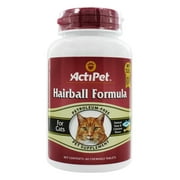 ActiPet - Hairball Formula For Cats - 60 Chewable Tablets