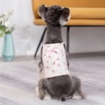 thumbnail image 3 of Cherry Print Puppy Vest - Breathable Fashion Outfit - Dog Camisole - Ideal Summer Pet T-shirt for Vacation, 3 of 8