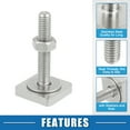 thumbnail image 4 of Unique Bargains Car Roof Rack T Shaped Slot Bolt M6 with Nuts Washer T Shaped Track Bolts Roof Rack Bolt, 4 of 7