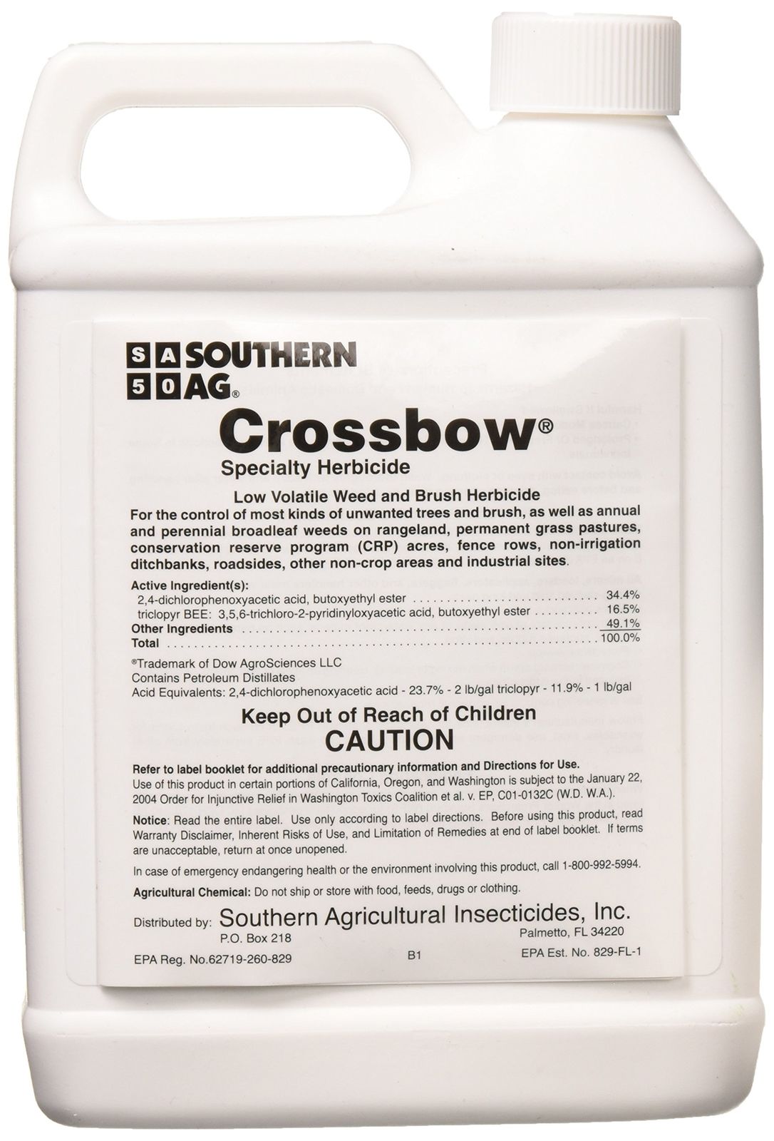 Southern Ag Crossbow Herbicide, Brush & Vegetation Killer 1 Quart - image 2 of 4